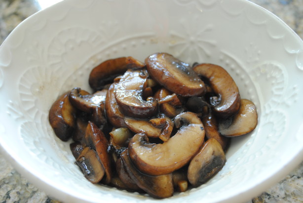 Mushrooms with Brown Butter, Garlic & Sweet Vermouth